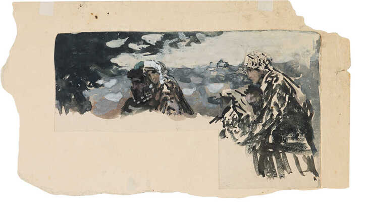 Владимиров Василий Васильевич. Эскиз иллюстрации